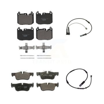 Front Rear Ceramic Disc Brake Pads And Wear Sensor Kit For Mini Cooper Countryman Clubman KTW-100280