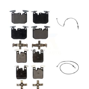 Front Rear Ceramic Brake Pads Wear Sensor Kit For BMW 435i xDrive 440i Gran Coupe 340i M2 KTW-100284