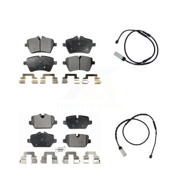 Front Rear Ceramic Disc Brake Pads And Wear Sensor Kit For Mini Cooper Countryman Paceman KTW-100341