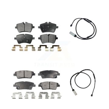 Front Rear Ceramic Disc Brake Pads And Wear Sensor Kit For Mini Cooper Countryman Paceman KTW-100342