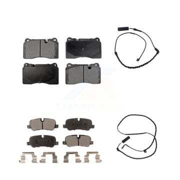 Front Rear Ceramic Brake Pads Wear Sensor Kit For Land Rover Range 4.2L with Supercharged KTW-100361