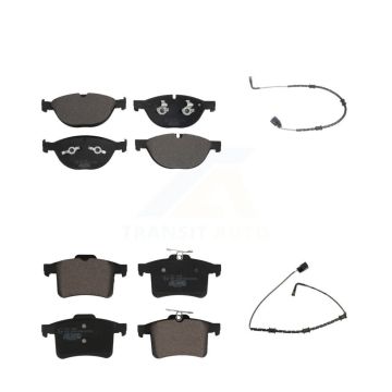 Front Rear Ceramic Disc Brake Pad Wear Sensor Kit For Jaguar XJ XJR From VIN #V90866 5.0L KTW-100368