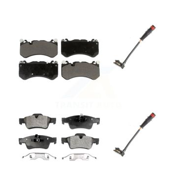 Front Rear Ceramic Disc Brake Pads And Wear Sensors Kit For Mercedes-Benz G63 AMG KTW-100435