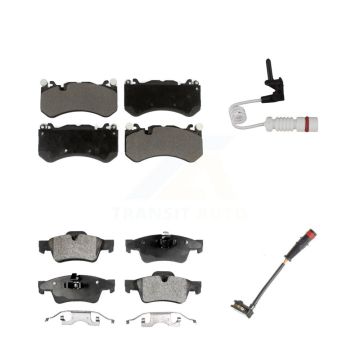 Front Rear Ceramic Disc Brake Pads And Wear Sensors Kit For Mercedes-Benz G63 AMG KTW-100436