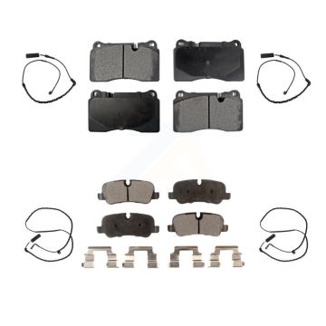 Front Rear Ceramic Brake Pads Wear Sensor Kit For Land Rover Range 4.2L with Supercharged KTW-100486