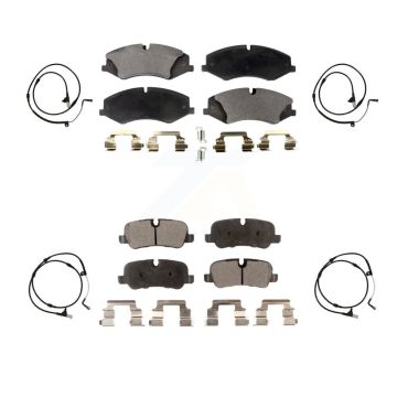 Front Rear Ceramic Brake Pads Wear Sensor Kit For Land Rover Range Sport with 360mm Rotor KTW-100537