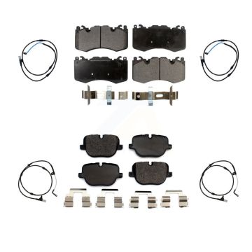 Front Rear Ceramic Brake Pads Wear Sensor Kit For Land Rover Range Sport with 380mm Rotor KTW-100538