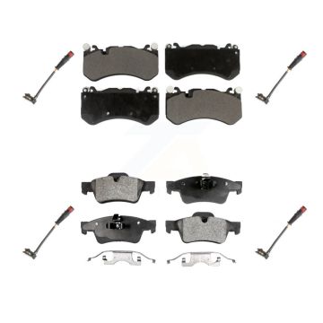 Front Rear Ceramic Disc Brake Pads And Wear Sensors Kit For Mercedes-Benz G63 AMG KTW-100560