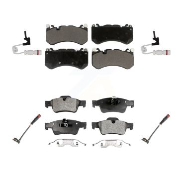 Front Rear Ceramic Disc Brake Pads And Wear Sensors Kit For Mercedes-Benz G63 AMG KTW-100561
