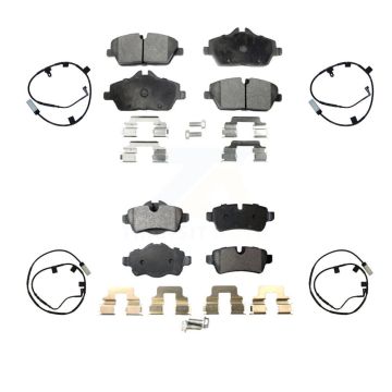 Front Rear Ceramic Disc Brake Pads And Wear Sensors Kit For Mini Cooper KTW-100592