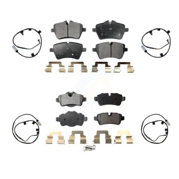 Front Rear Ceramic Disc Brake Pads And Wear Sensors Kit For Mini Cooper KTW-100593