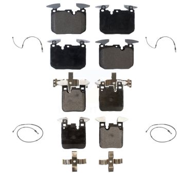 Front Rear Ceramic Brake Pads Wear Sensor Kit For BMW 435i xDrive 440i Gran Coupe 340i M2 KTW-100649