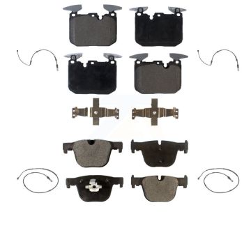 Front Rear Ceramic Brake Pads Wear Sensor Kit For BMW 435i xDrive 440i Gran Coupe 340i GT KTW-100650