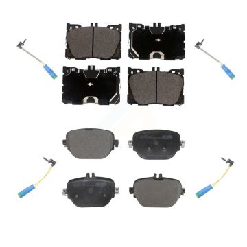 Front Rear Ceramic Brake Pad And Wear Sensor Kit For 2019-2020 Mercedes-Benz E53 AMG 3.0L KTW-100659