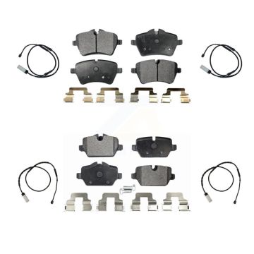 Front Rear Ceramic Disc Brake Pads And Wear Sensor Kit For Mini Cooper Countryman Paceman KTW-100662