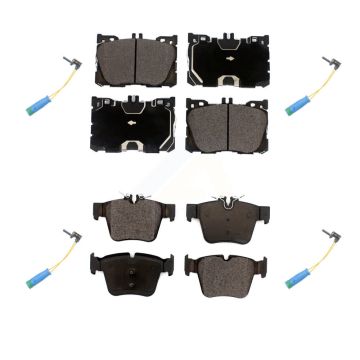 Front Rear Ceramic Brake Pads Wear Sensor Kit For Mercedes-Benz GLC300 C43 AMG GLC43 C450 KTW-100677