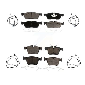 Front Rear Ceramic Disc Brake Pads And Wear Sensors Kit For Land Rover Range Evoque KTW-100684