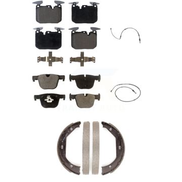 Front Rear Ceramic Brake Pad Wear Sensor Kit (5Pc) For BMW 435i xDrive 440i Gran Coupe GT KTW-100740