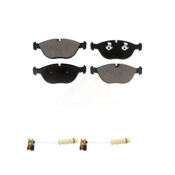 Front Ceramic Brake Pads & Wear Sensor Kit For Mercedes-Benz E430 SLK32 AMG E55 CLK55 C43 KTW-100861