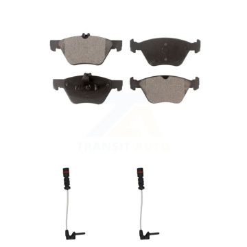 Front Ceramic Brake Pads Wear Sensor Kit For Mercedes-Benz E320 Chrysler Crossfire CLK320 KTW-100863