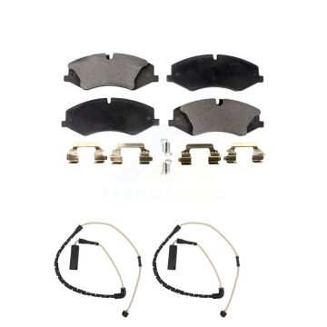 Front Ceramic Disc Brake Pads And Wear Sensors Kit For Land Rover Range KTW-100875