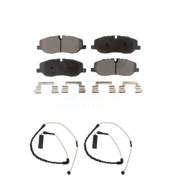 Front Ceramic Disc Brake Pads And Wear Sensors Kit For Land Rover Range KTW-100878