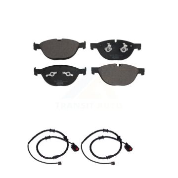 Front Ceramic Brake Pad Wear Sensor Kit For 2019 Jaguar XJ AWD with 5.0L Disc rear brakes KTW-100892