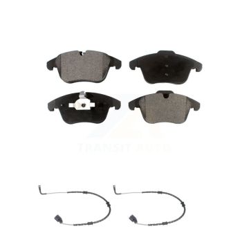 Front Ceramic Disc Brake Pads And Wear Sensors Kit For Jaguar XF KTW-100893