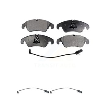 Front Ceramic Brake Pads Extra Wear Sensor Kit For Audi Q5 A4 Quattro A5 S4 S5 allroad A6 KTW-100900