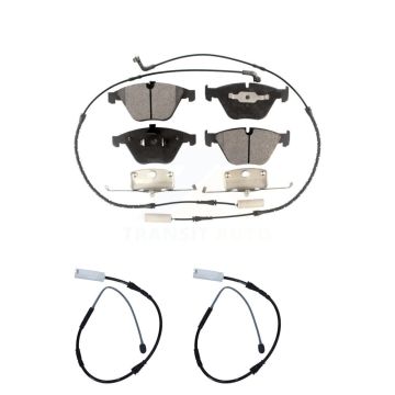Front Ceramic Disc Brake Pads And Extra Wear Sensors Kit For BMW X1 KTW-100904