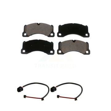 Front Ceramic Disc Brake Pads And Wear Sensors Kit For Porsche Cayenne KTW-100910