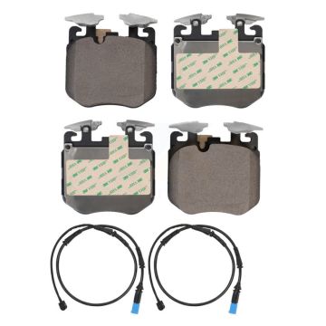 Front Ceramic Disc Brake Pads And Wear Sensors Kit For BMW X5 X7 X6 KTW-100914