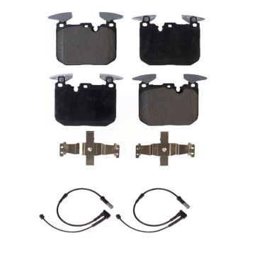 Front Ceramic Disc Brake Pads And Wear Sensors Kit For 2020 Mini Cooper John Works KTW-100943