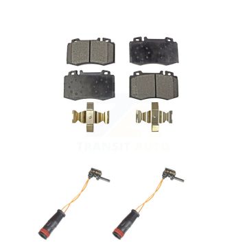 Front Ceramic Brake Pad Wear Sensor Kit For Mercedes-Benz E350 C230 SL500 SLK350 S430 C32 KTW-100953