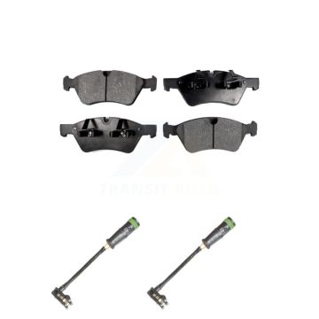 Front Ceramic Brake Pad Wear Sensor Kit For 07-09 Mercedes-Benz E550 4Matic with AWD 5.5L KTW-101015