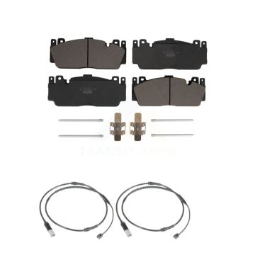 Front Ceramic Disc Brake Pads And Wear Sensors Kit For BMW M6 Gran Coupe KTW-101025