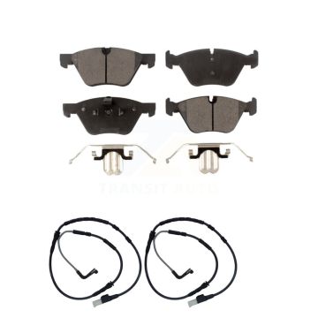Front Ceramic Disc Brake Pads And Wear Sensors Kit For BMW Z4 KTW-101063