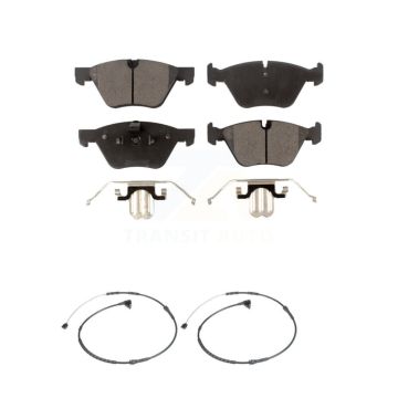 Front Ceramic Disc Brake Pads And Wear Sensors Kit For BMW Z4 KTW-101064