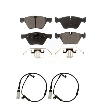 Front Ceramic Disc Brake Pad Wear Sensor Kit For BMW 525i With 310mm Diameter Rotor KTW-101070
