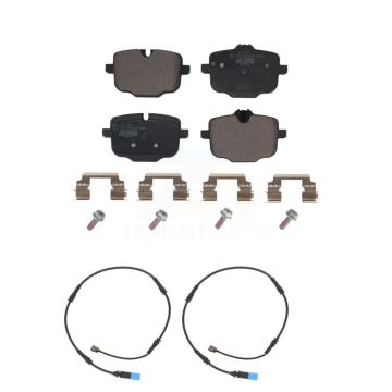 Rear Ceramic Disc Brake Pads And Wear Sensors Kit For BMW X5 X7 X6 KTW-101269