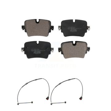 Rear Ceramic Disc Brake Pads & Wear Sensor Kit For 2016 Jaguar F-Type Project 7 with 5.0L KTW-101326