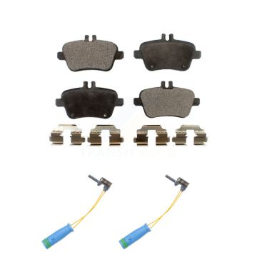 Rear Ceramic Disc Brake Pads And Wear Sensors Kit For Mercedes-Benz CLA250 GLA250 2.0L KTW-101386