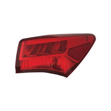 Tail Light Assembly Right Outer Dark Chrome for Acura TLX 2018-2020
