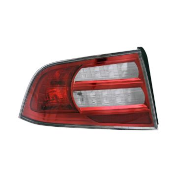 Tail Light Housing Left Includes Lens for Acura TL Base 2007-2008
