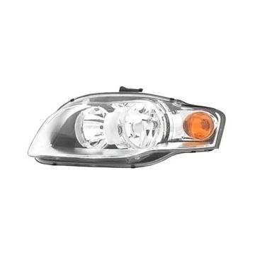 Headlight Assembly Composite Left w/halogen for Audi A4 2005-2008