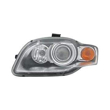 Headlight Assembly Composite Left w/Xenon w/o Curve Lighting Lamp for Audi A4 2005-2008