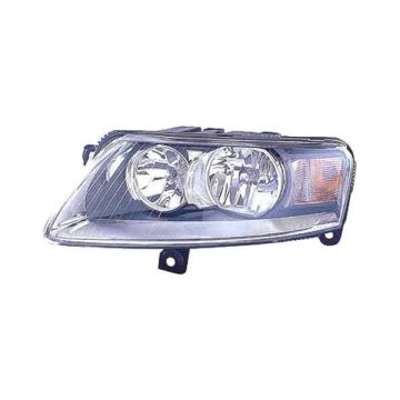 Headlight Assembly Composite Left w/halogen for Audi A6 Sedan 2005-2010