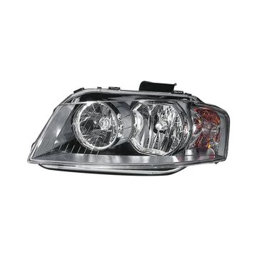Headlight Assembly Composite Left w/halogen for Audi A3 2006-2008
