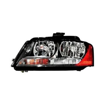Headlight Assembly Composite Left Halogen for Audi A3 2009-2013