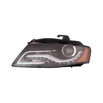 Headlight Assembly Composite Left Xenon w/o Curve Lighting From 6-21-10 for Audi A4 S4